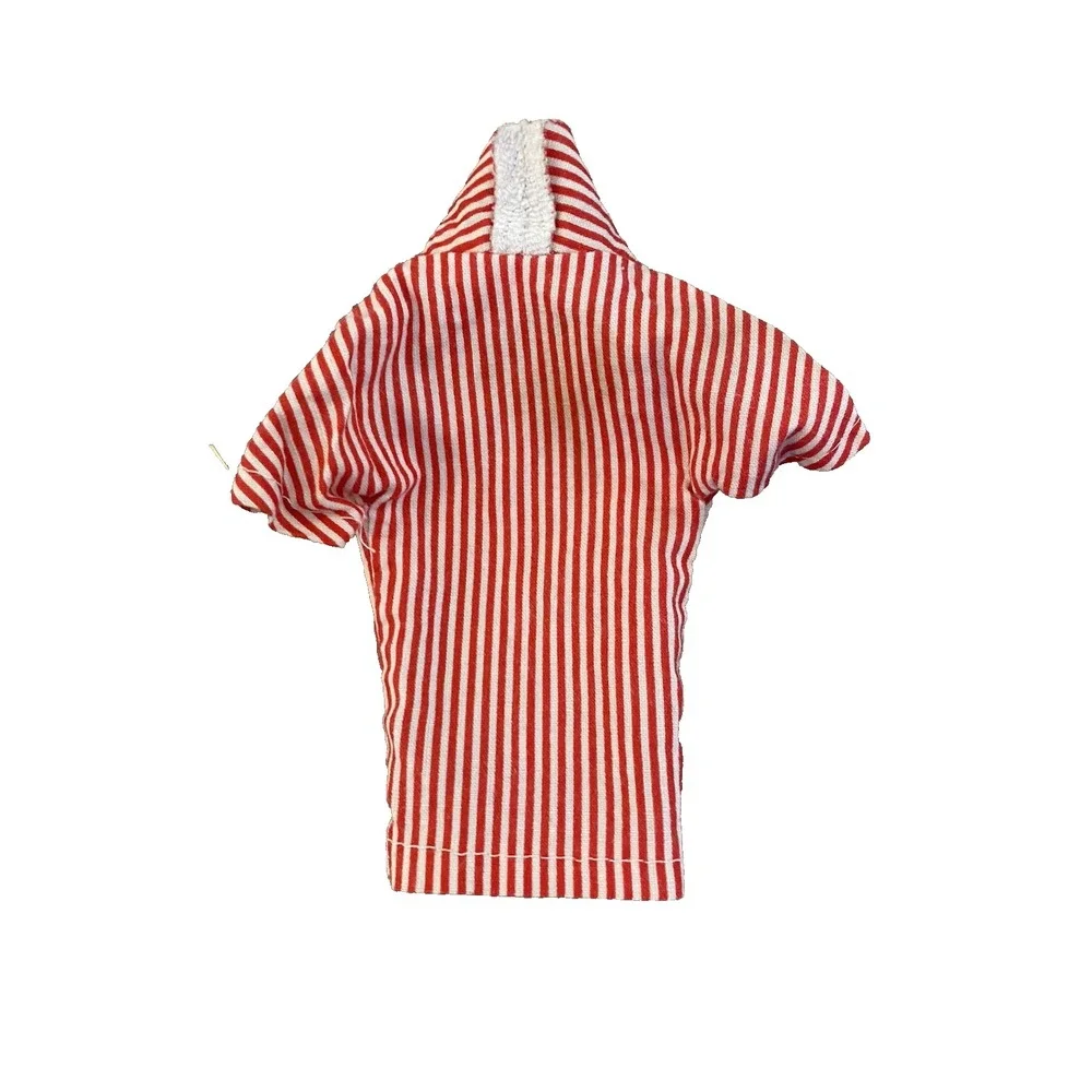 Vintage Barbie Ken Doll #750‎ Red White Striped Shirt Original Mattel See Pics